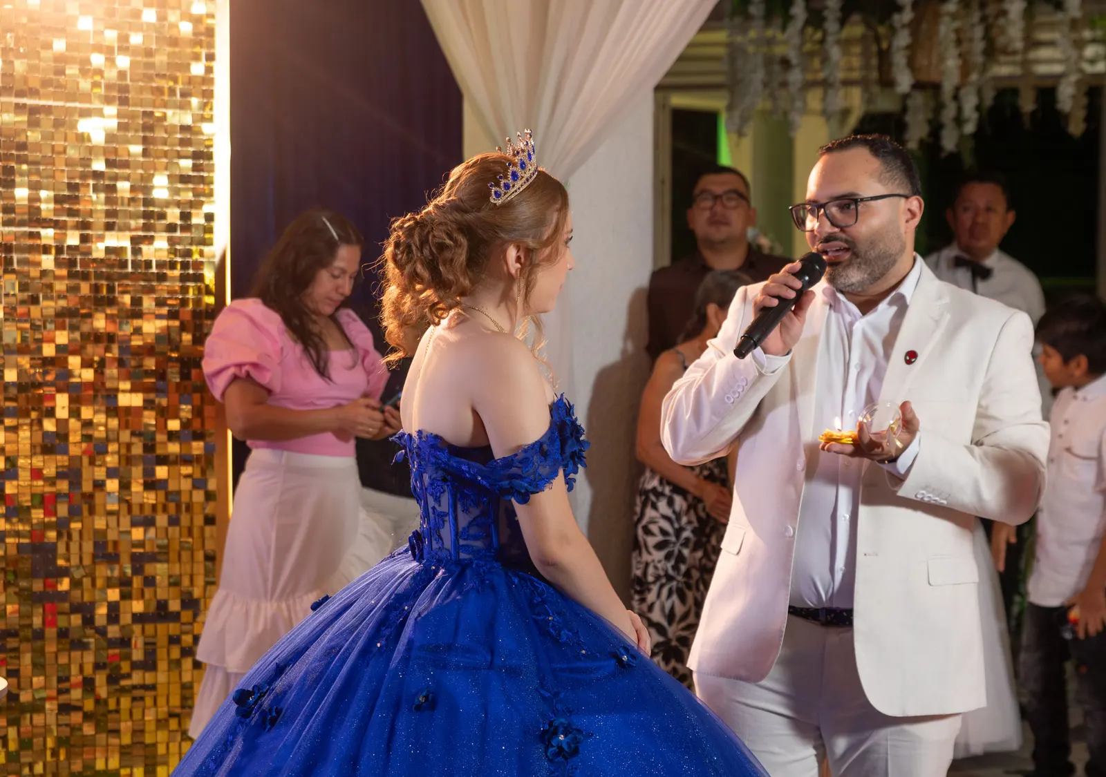Palabras del padre a la quinceañera durante la celebración